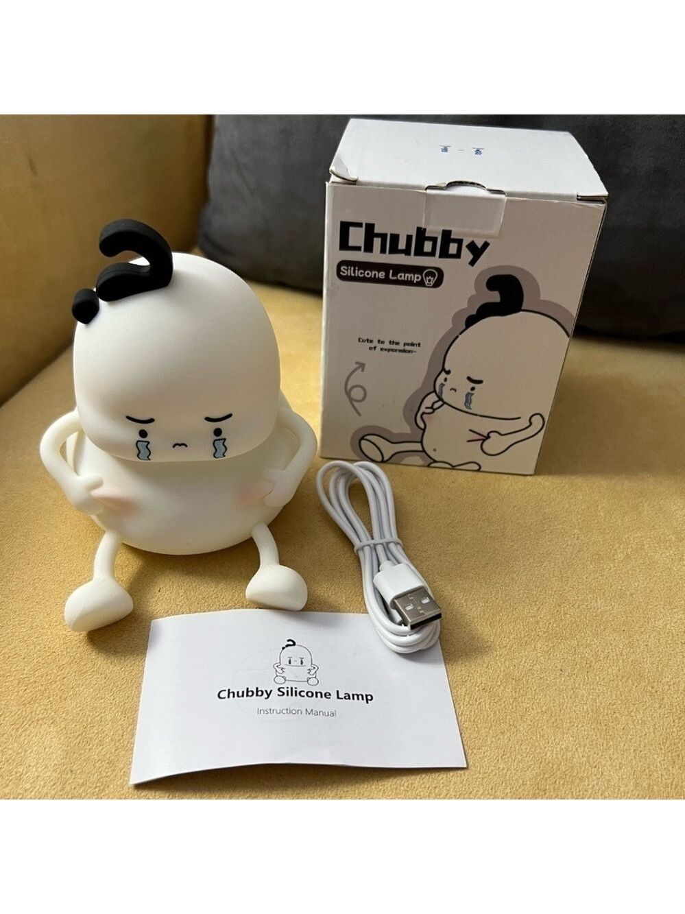 LED Squishy Rechargeable "Pinch an Inch?" Novelty Night Light NWT - Picture 10 of 10